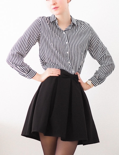 Pleated Maxi Skirt